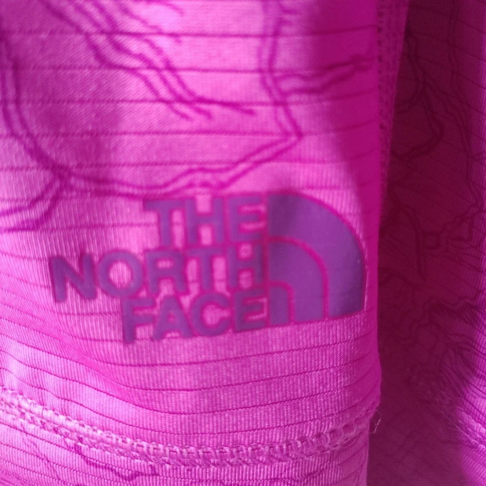 The North Face Floral Vaporwick Lightweight Hooded Shirt Top M - Picture 5 of 5